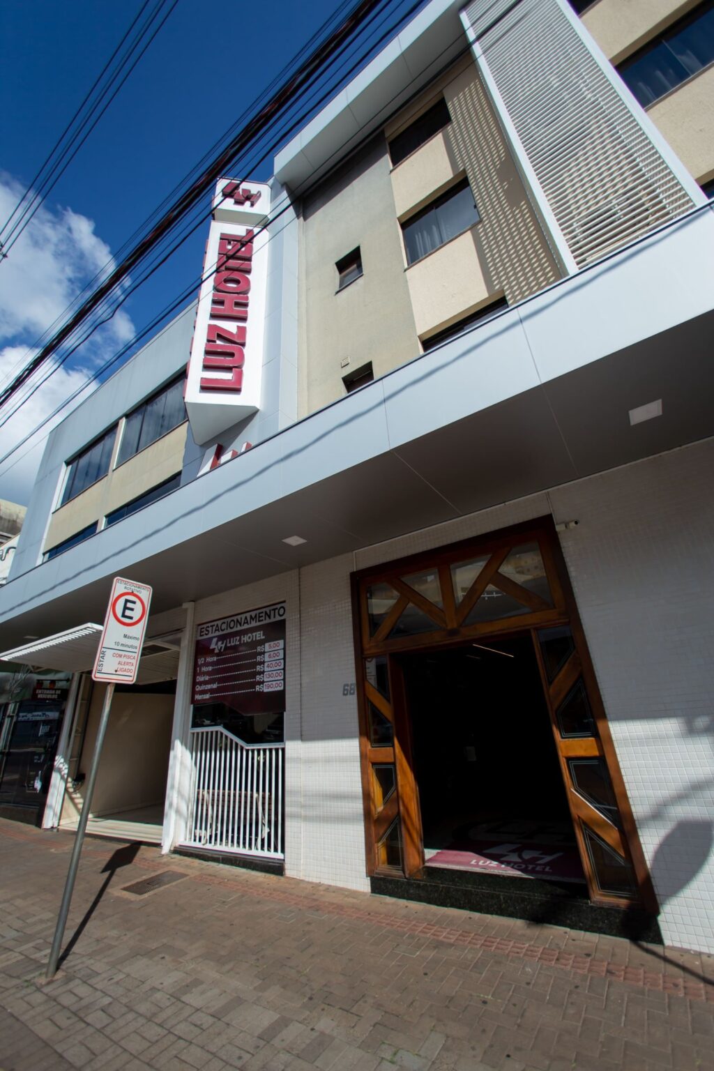 Recepção do Luz Hotel